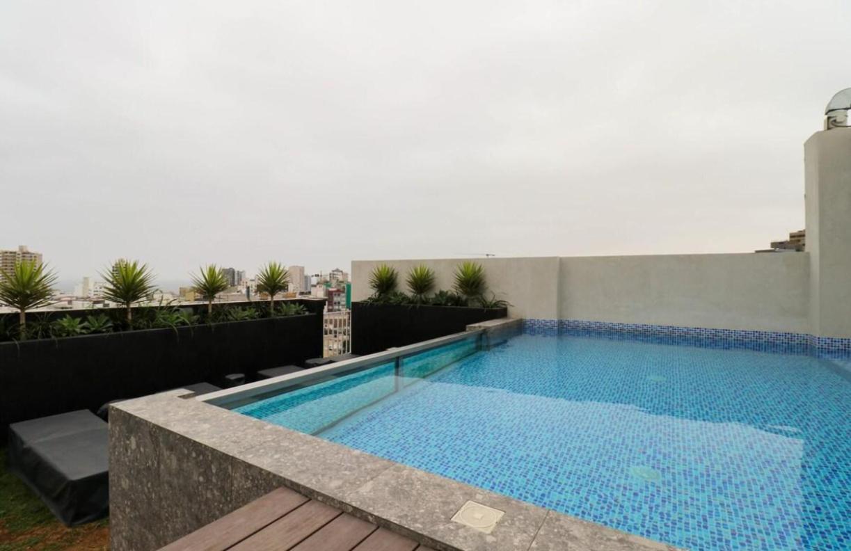 Exclusivo Y Moderno Depa En Miraflores Vista Al Mar Y A La Ciudad Amoblado Apartments Лима Экстерьер фото